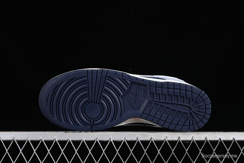 Nike Dunk Low Grey Blue SB Low-Top Casual Skate Shoes - FB9109-002