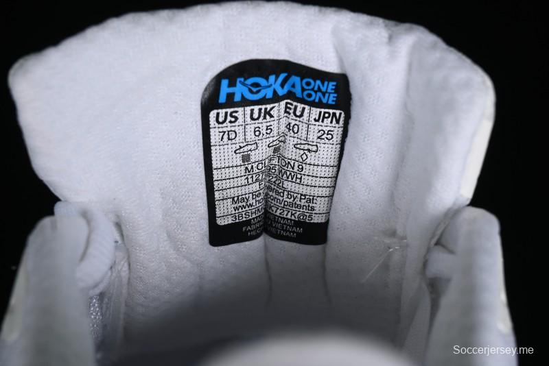 HOKA ONE ONE Bondi 8 Functional Cushioned Running Shoes with Soft EVA Midsole - 1127952 WWH