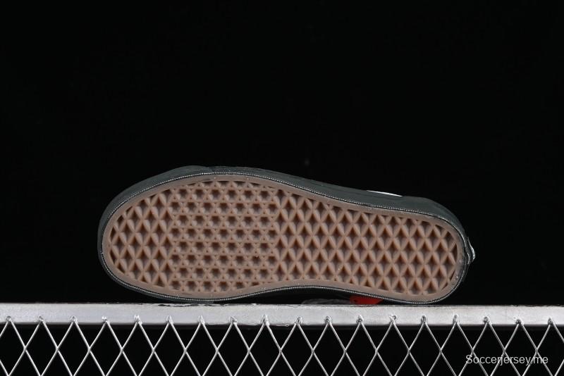 Vans Old Skool Reissue 136 Retro Casual Vulcanized Sneakers in Gray Blue White - VN000CRPGRN