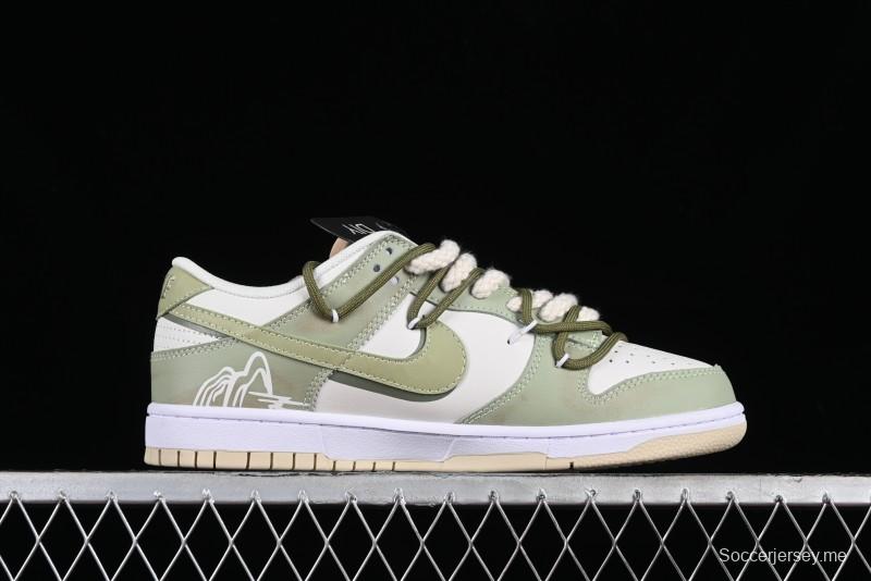 Nike Dunk Low FZBB Chinese Tea Gift Box Palace Longjing Tea SB Lace-Up Low-Top Casual Sneakers - DV0831-003