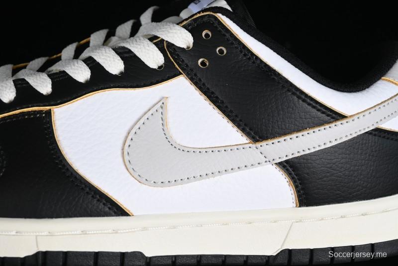 Nike HUF x SB Dunk Low "San Francisco" Black White Panda Skateboarding Shoes - FD8775-001