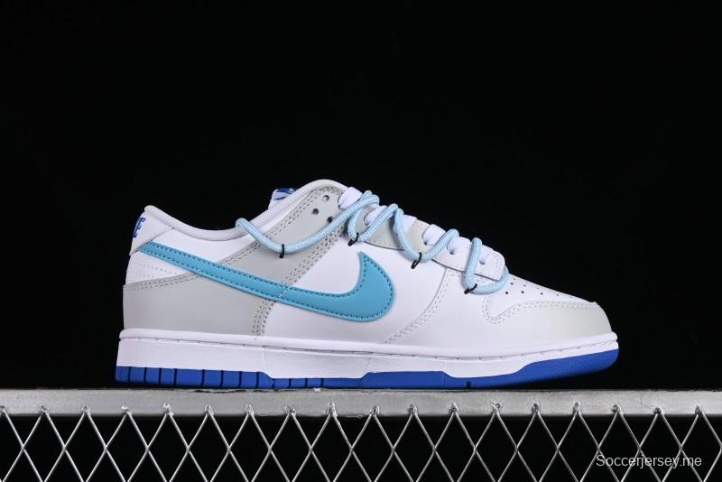 Nike Dunk Low Graffiti Deconstructed Style Casual Diary Gradient Splatter Letter SB Strap Low-Top Skate Shoes - DV0831-104