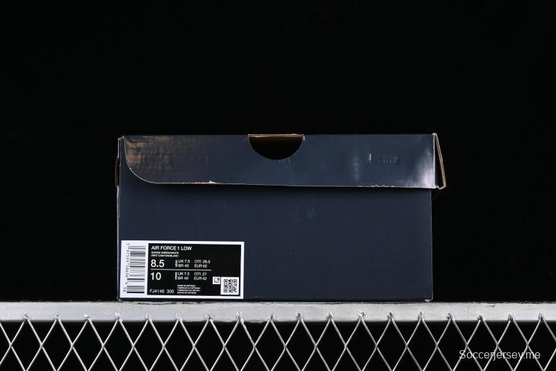 Nike Air Force 1 '07 Low Casual Sneakers with Full-Length Air Cushion - FJ4146-300