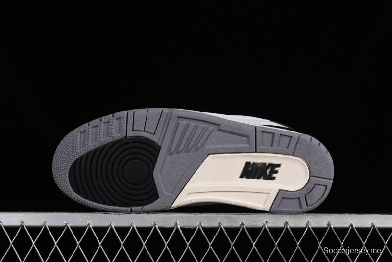 Nike Air Jordan 2/3 Retro Low-Top Basketball Shoes in White/Black - FD0383-100