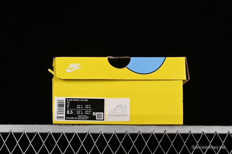 Nike Air Force 1 '07 Low x Kaws Casual Sneakers with Full-Length Air Cushion - CW2288-207