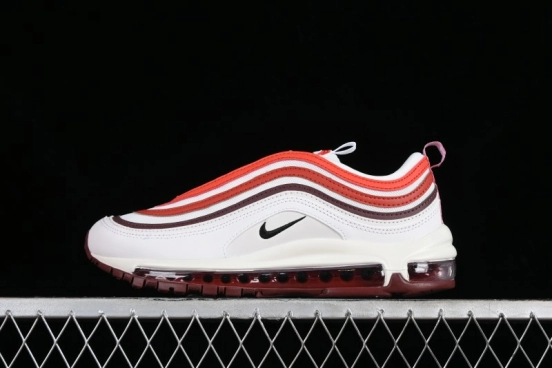 Nike Air Max 97 Retro Running Shoes with Full-Sole Air Cushion - FN6957-101