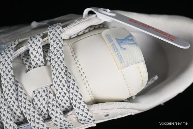 Nike Travis Scott x Fragment Design x Jordan Air Jordan 1 Low OG SP AJ1 LV Peacock Blue Low-top Casual Sneakers - LJ5188-003