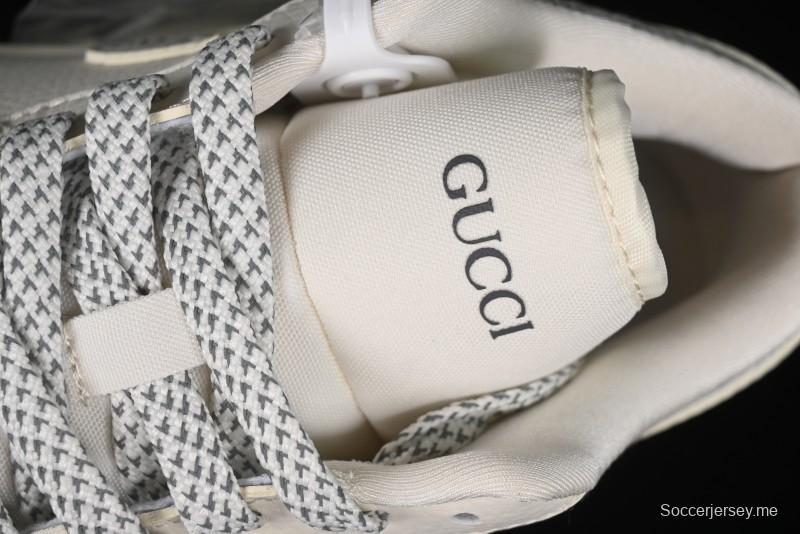 Nike Air Jordan 1 Low Gucci Collaboration - Smoke Grey Pattern High-End Custom Retro Basketball Shoes - DM5688-101