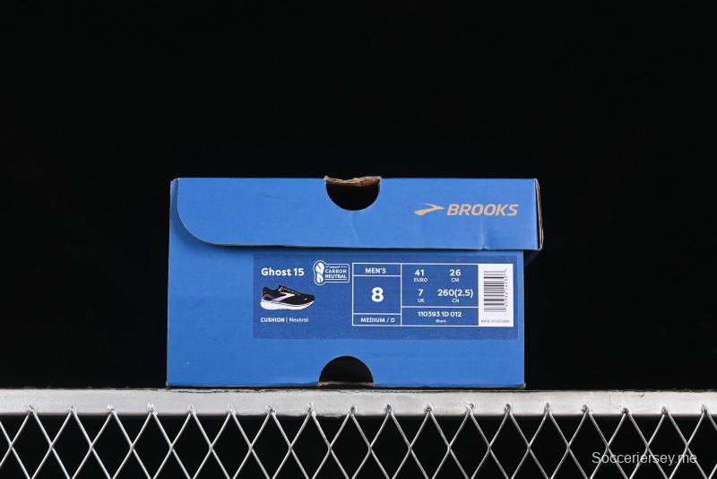 Brooks Ghost 15 Running Shoes with DNA LOFT V2 Cushioning and Breathable Air Mesh - 1103931D012