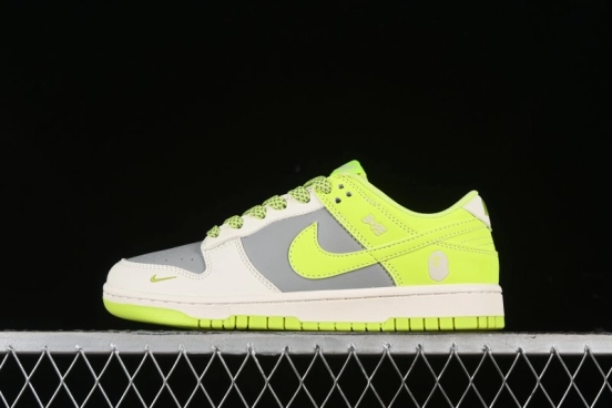 Nike SB Dunk Low BAPE Collaboration - Anniversary Premium Custom Low-Top Casual Sneakers - BB8969-005