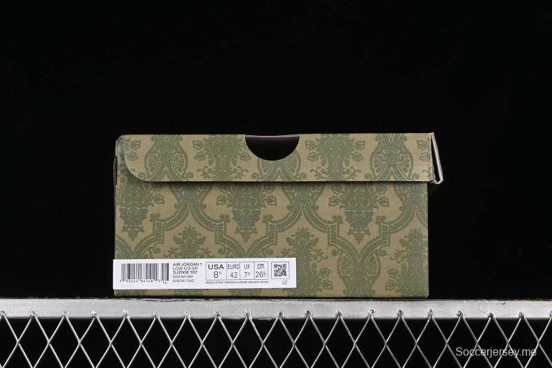 Nike Travis Scott x Fragment Design x Air Jordan 1 Low OG SP AJ1 Retro Sneakers - SJ2068-107