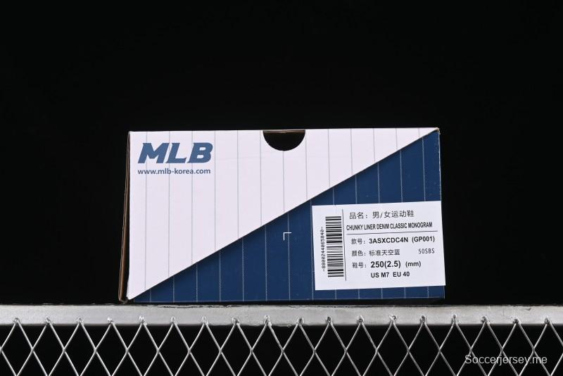 New York Yankees MLB Bigball Chunky Embo Monogram Platform Sandals - 3ASXCDC4N50SBS