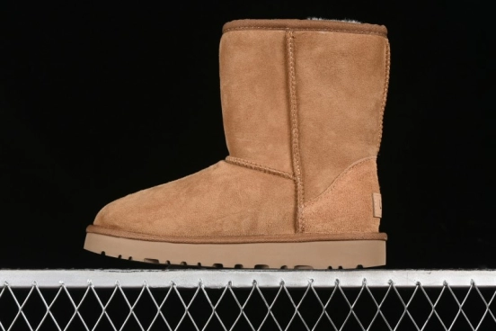 UGG Classic Short II Genuine Shearling Snow Boots with TREADLITE Outsole - 1016223