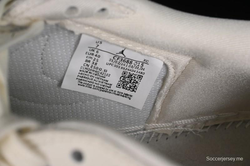 Nike Travis Scott x Fragment Design x Air Jordan 1 Low OG SP AJ1 Supreme Collaboration - CF3688-015