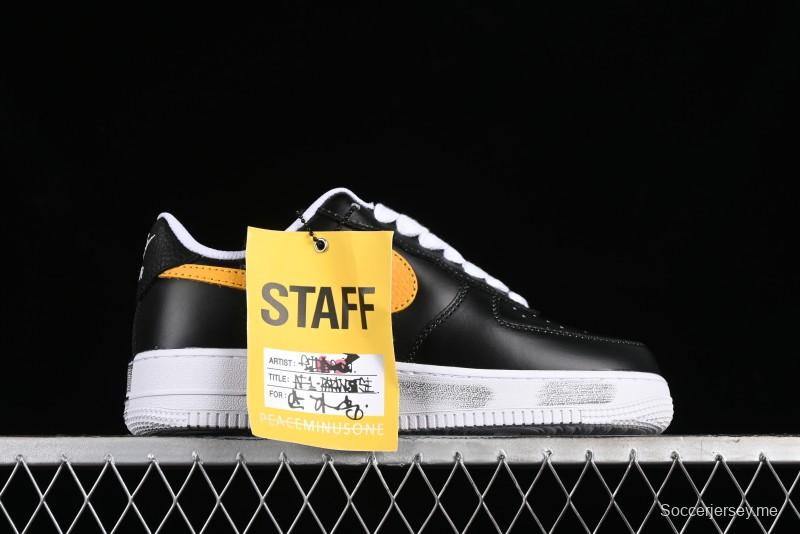 Nike Peaceminusone x Air Force 1 '07 Graffiti Casual Sneakers - AQ3692-003