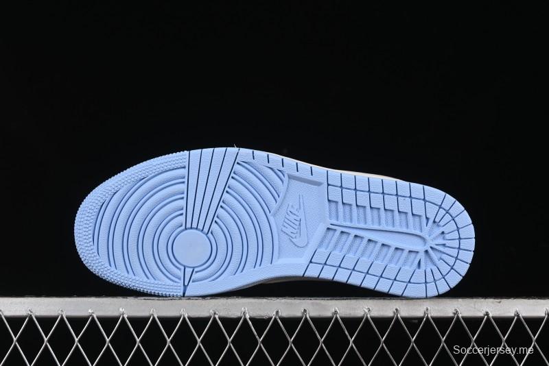 Nike Travis Scott x Fragment Design x Air Jordan 1 Low OG SP AJ1 Low Top Casual Sneakers - DM6688-608