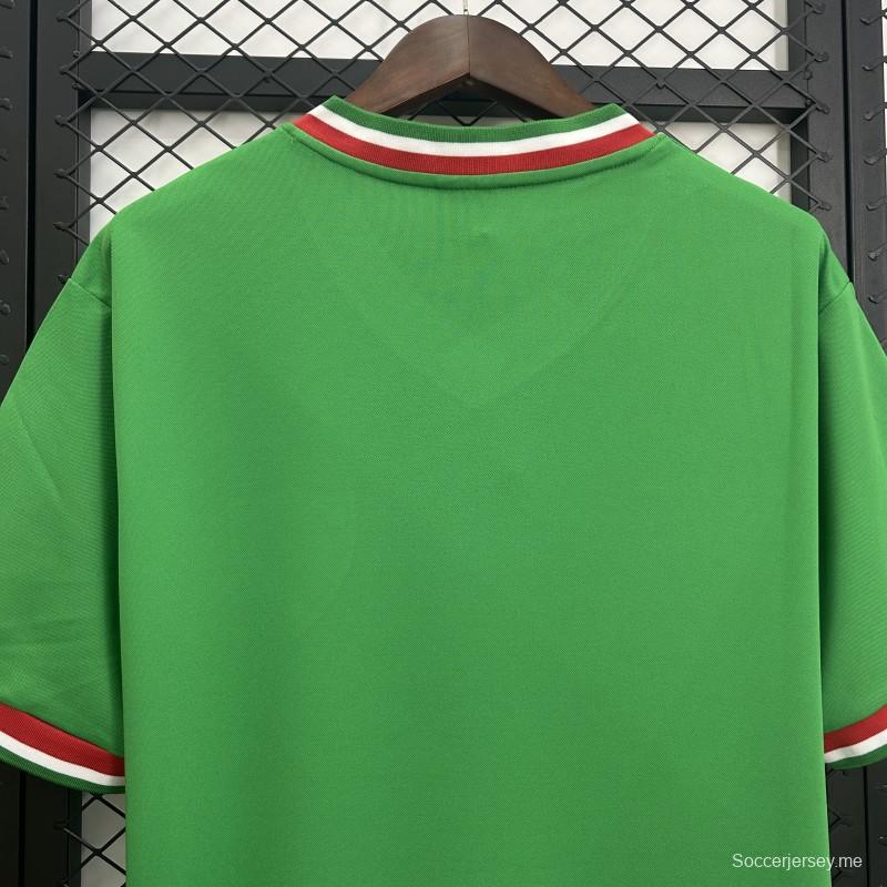 قميص المنتخب المكسيكي القديم 1970 ريترو مكسيكو هوم جيرسي