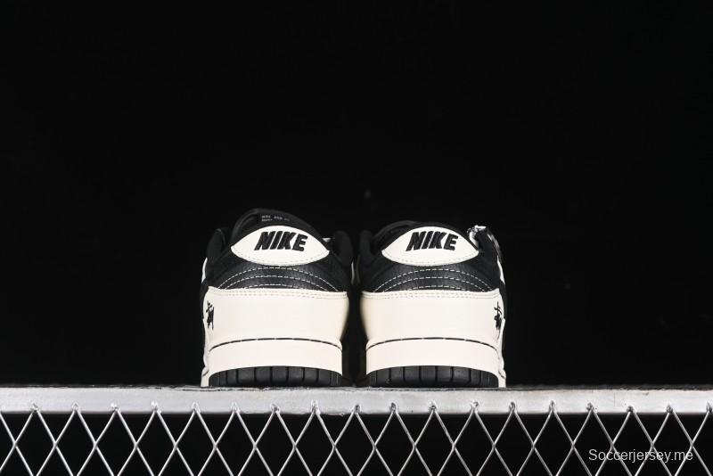 Nike SB Dunk Low Stussy Collaboration - Anniversary High-End Custom Low-Top Casual Sneakers - XY1688-016