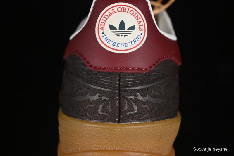 Adidas Originals Gazelle Indoor Retro Casual Slip-Resistant Wear-Resistant Low-Top Sneakers - JP5671