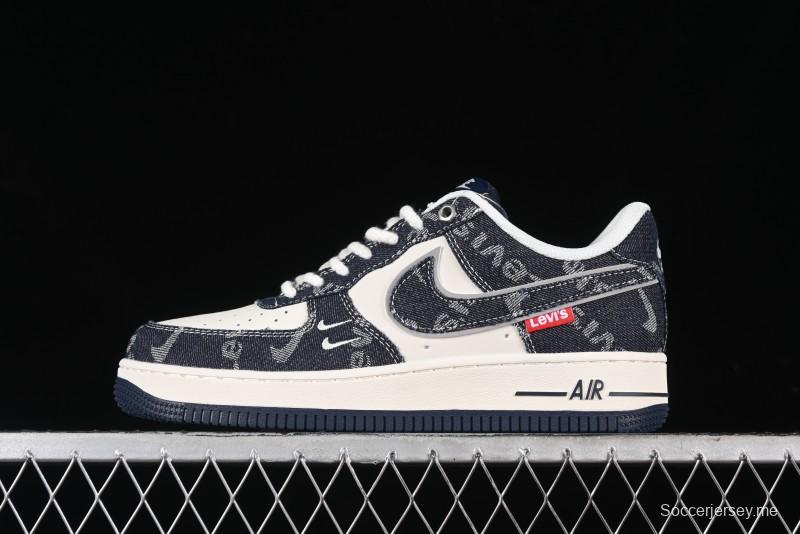 Nike Air Force 1 '07 Low Levi's Collaboration - Dark Denim Low-Top Casual Sneakers SJ6698-002