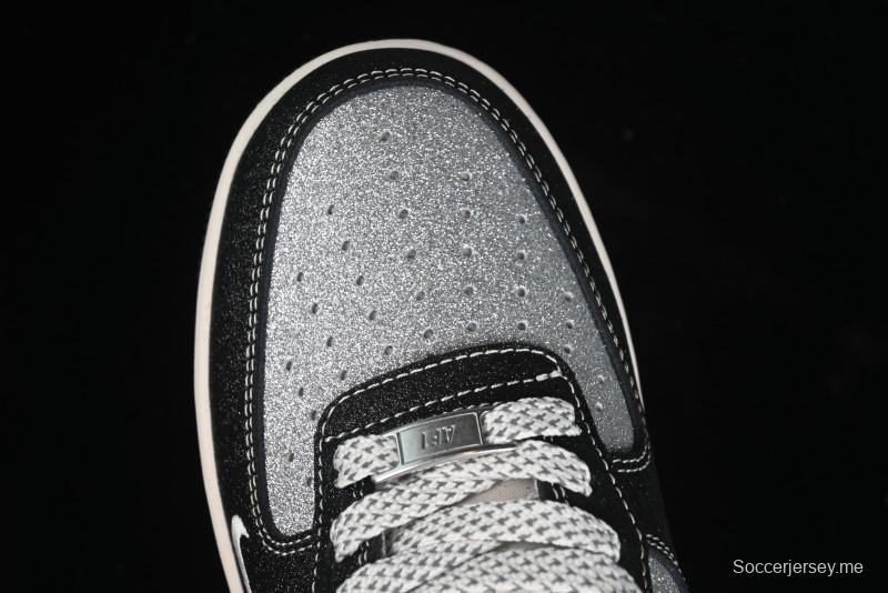 Nike Air Force 1 '07 Low Stussy Collaboration - Starry Sky Low-Top Casual Sneakers - XZ1968-518