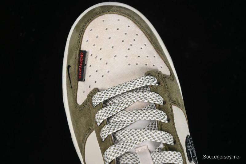 Nike SB Dunk Low UN Phantom Military Green Black Swoosh Anniversary Custom Low-Top Casual Skate Shoes - DJ2024-037