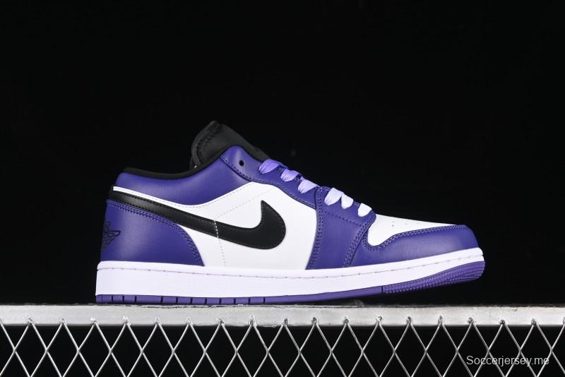 Nike Air Jordan 1 Low AJ1 Grape Purple Low-Top Basketball Shoes - 553558-500