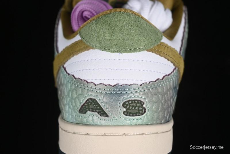 Nike Alexis Sablone x SB Dunk Low Reptile SB Low Top Casual Skate Shoes - HJ3386-300