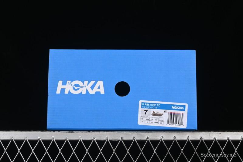 HOKA ONE ONE Restore Tc Classic Versatile Comfortable Cushioned Anti-Slip Low-Top Running Shoes - 1134532 DOTN