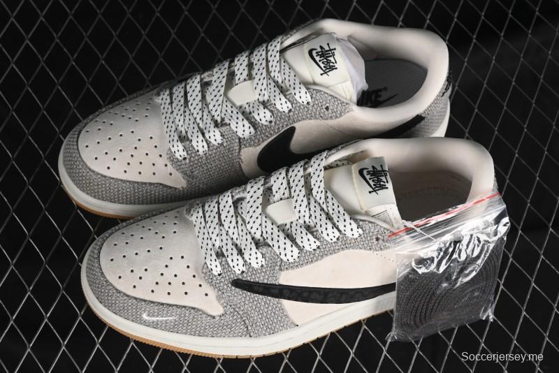 Nike Travis Scott x Fragment Design x Air Jordan 1 Low OG SP AJ1 Sneakers - JH6089-006
