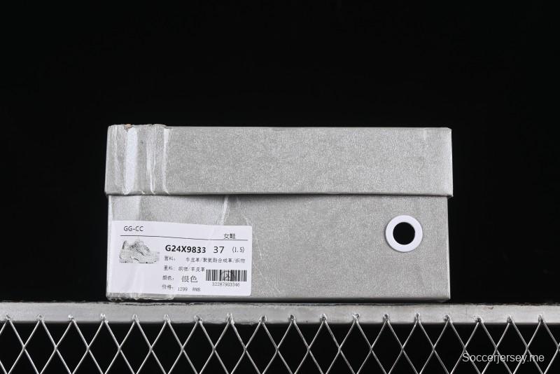 GG-CC Platform Sneakers with Chunky Sole for Casual Wear and Running - G24X9833