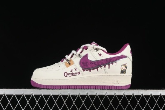 Nike Air Force 1 '07 Low x Capybara "Flute Blowing Boy" Casual Lace-Up Sneakers - LV0506-660