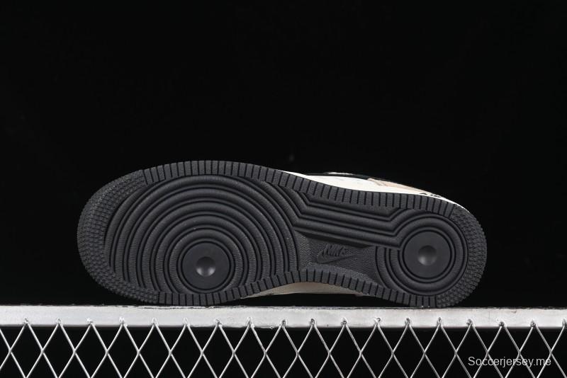 Nike Air Force 1'07 Low Stussy Collaboration - Milk Tea Low Top Casual Sneakers - XZ6188-999