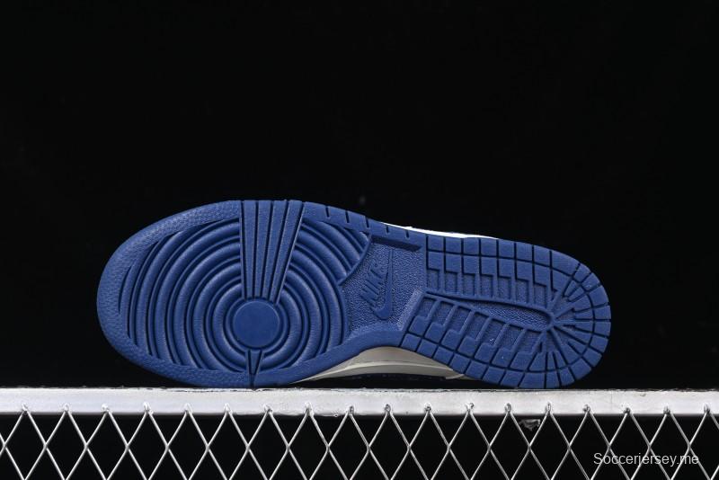 Nike SB Dunk Low MLB Collaboration - Denim Blue Swoosh Anniversary Customized Low-Top Casual Sneakers - DJ2024-044