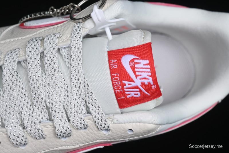 Nike Air Force 1 '07 Low Supreme Casual Sneakers in White/Red - DF0188-011