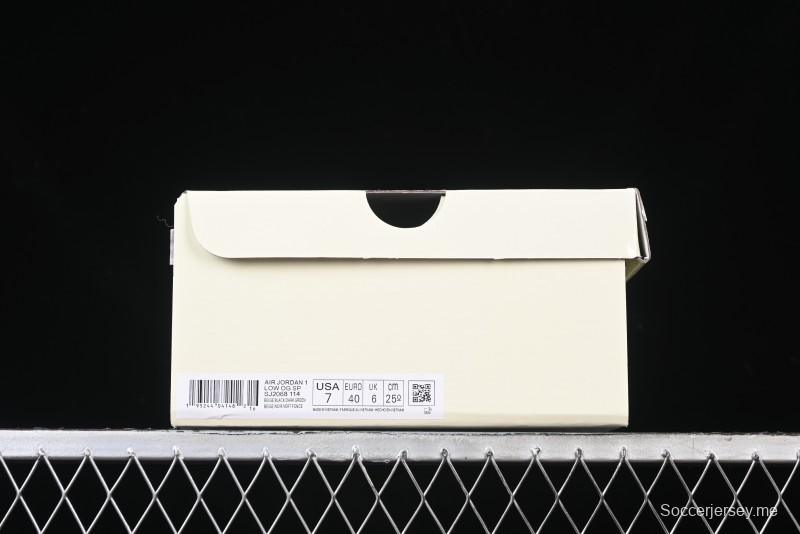 Nike Travis Scott x Fragment Design x Air Jordan 1 Low OG SP Sneakers - SJ2068-114