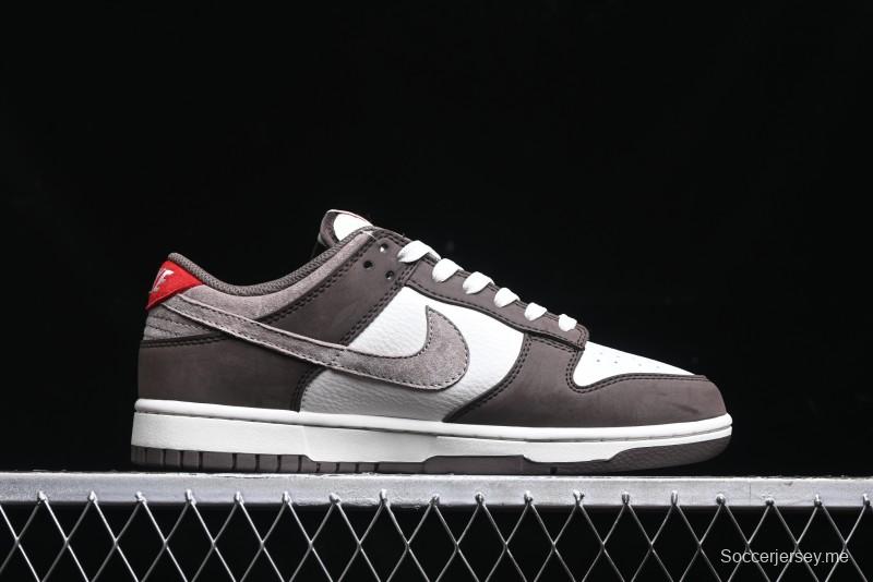 Nike SB Dunk Low Stussy Collaboration - Beige Brown Swoosh Anniversary High-End Custom Low-Top Casual Skate Shoes - SF1029-408
