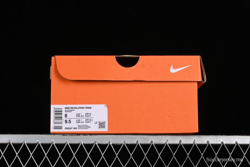 Nike Revolution 7 Wide Running Shoes with Breathable Mesh and Durable Cushioning - FB2207-004