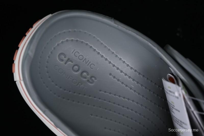 Crocs Crocband Platform Rainbow Comfortable Thick-Soled Clog Sandals - B.D4