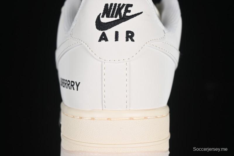 Nike Air Force 1 '07 Low Burberry Collaboration Off-White Crystal Low-Top Casual Sneakers - BB8588-226