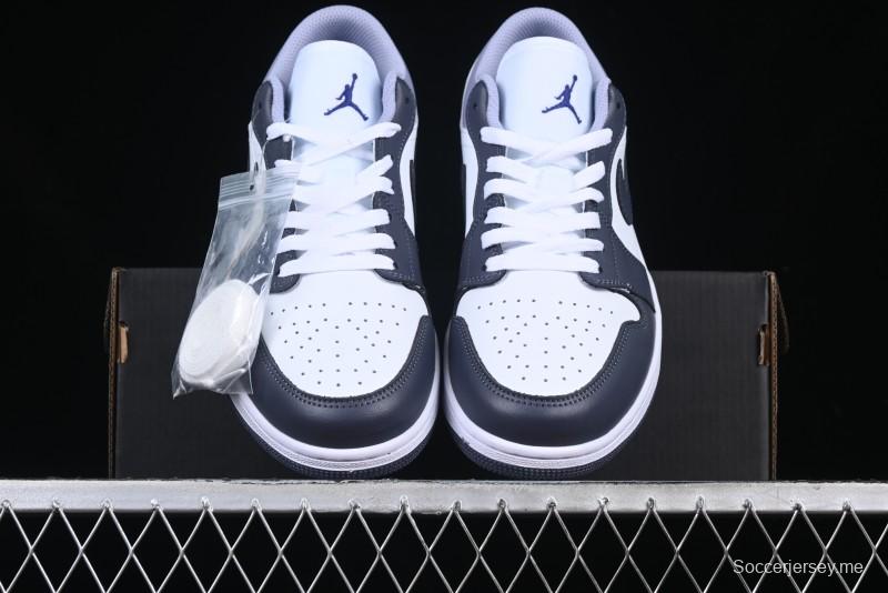 Nike Air Jordan 1 Low AJ1 Haze Purple Casual Lifestyle Sneakers - 553558-145