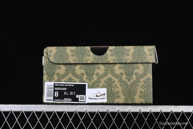 Nike SB Dunk Low Gucci Collaboration Anniversary High-End Custom Low-Top Casual Sneakers - DM6868-026