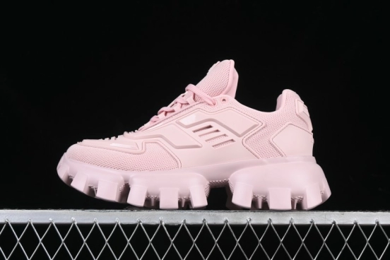 Prada Cloudbust Air Thunder Lifestyle Low-Top Sneakers with Anti-Slip and Wear-Resistant Design - 1E819L