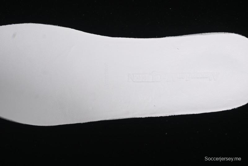 Alexander McQueen Oversized Sneakers with Red Suede Heel Detail - D.E5