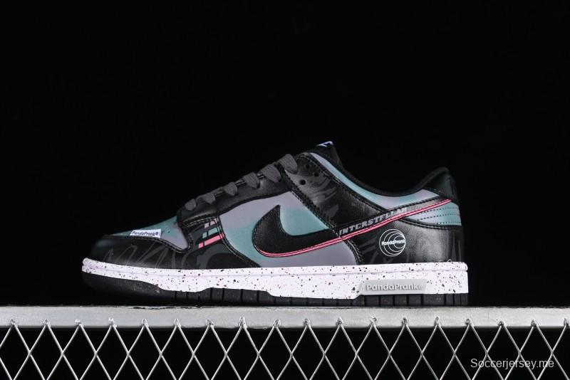 Nike Dunk Low Panda Prank Universe Exploration - Black Purple SB Strap Low Top Casual Skate Shoes - DV0831-002