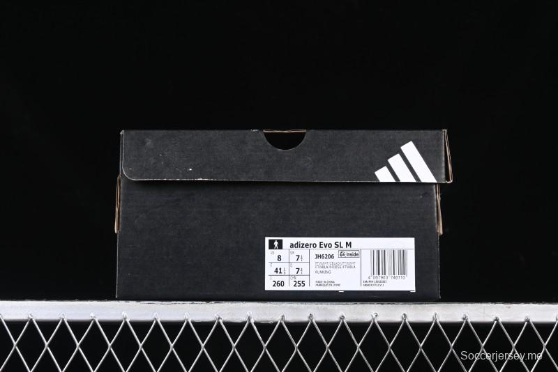 Adidas Adizero Evo SL Lightweight Breathable Cushioned Running Shoes - JH6206