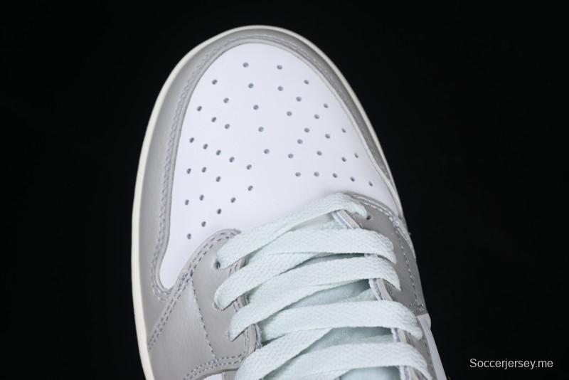 Nike Air Jordan 1 Low OG CNY AJ1 Snake Year Limited Silver Snake Low-Top Retro Basketball Shoes - HF3144-100