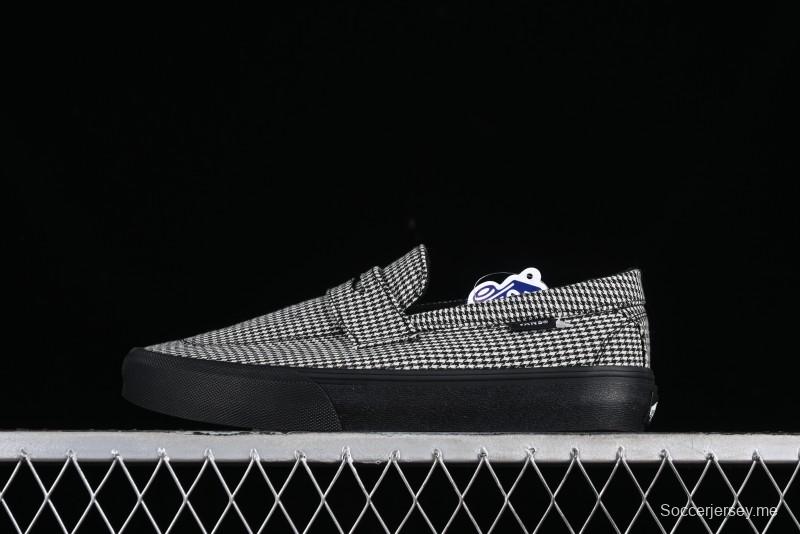 Vans Demons Style 53 Black White Retro Houndstooth Loafers - VN000CQPYER