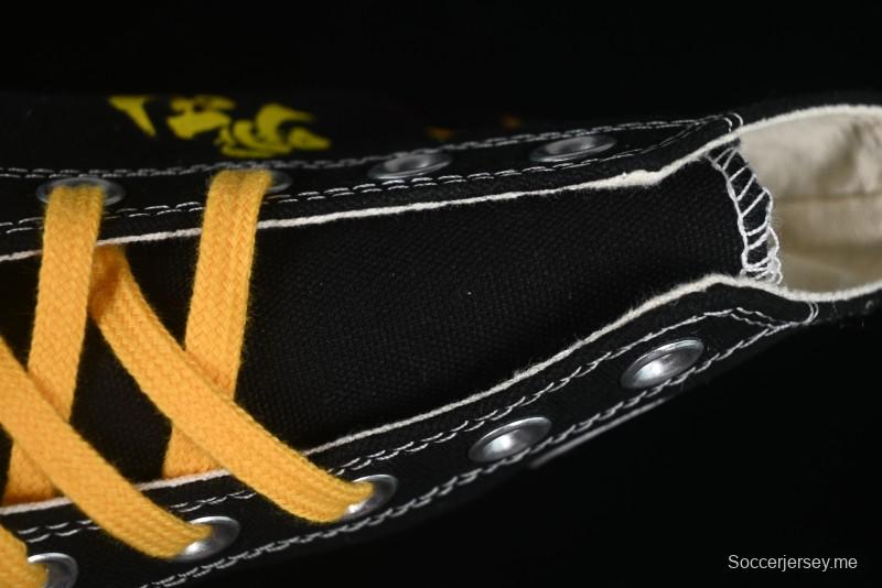 Converse Chuck 1970s High-Top Casual Canvas Sneakers with Classic Graffiti Limited Edition Three-Star Logo - 162050C