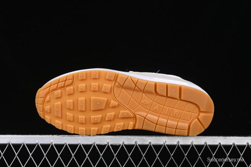 Nike Air Max 1 Retro Running Shoes with Half-Sole Air Cushion - AA0512-100